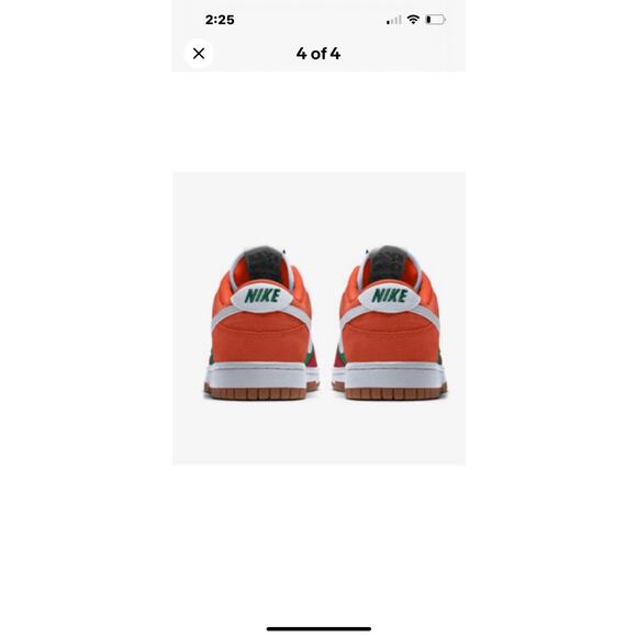 New Authentic Nike AF1 By You Air Force 1 Low 7-11 seven Eleven Men's Size 12 - Picture 9 of 12